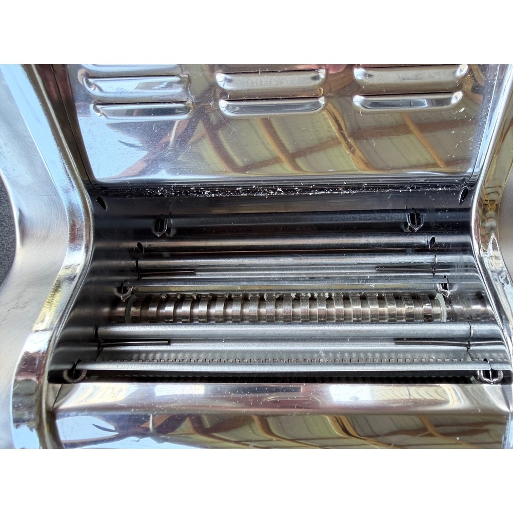 Newhai Electric Pasta Maker Machine Unisex OS Silver Excellent Stainless Steel - Picture 7 of 12